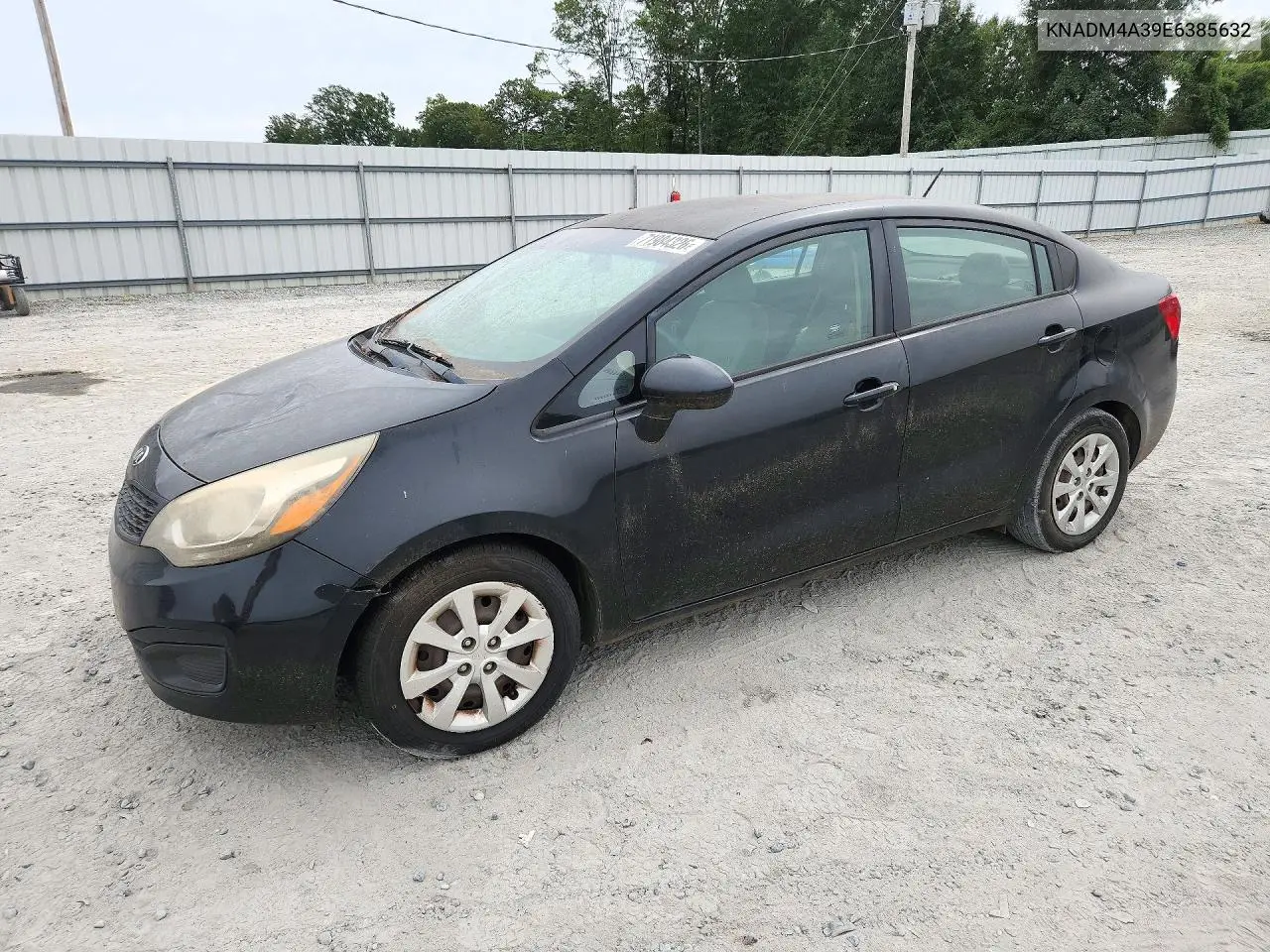 KIA RIO 2014, VIN KNADM4A39E6385632