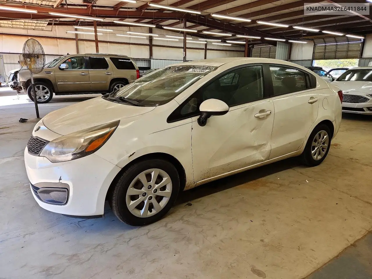 KIA RIO 2014, VIN KNADM4A32E6411844