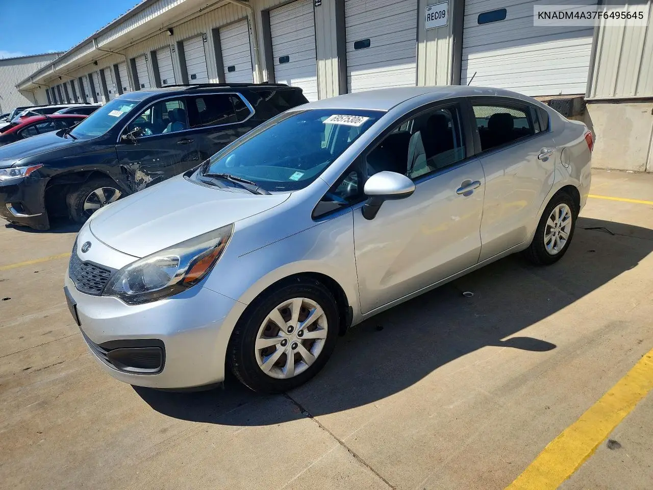 KIA RIO 2015, VIN KNADM4A37F6495645