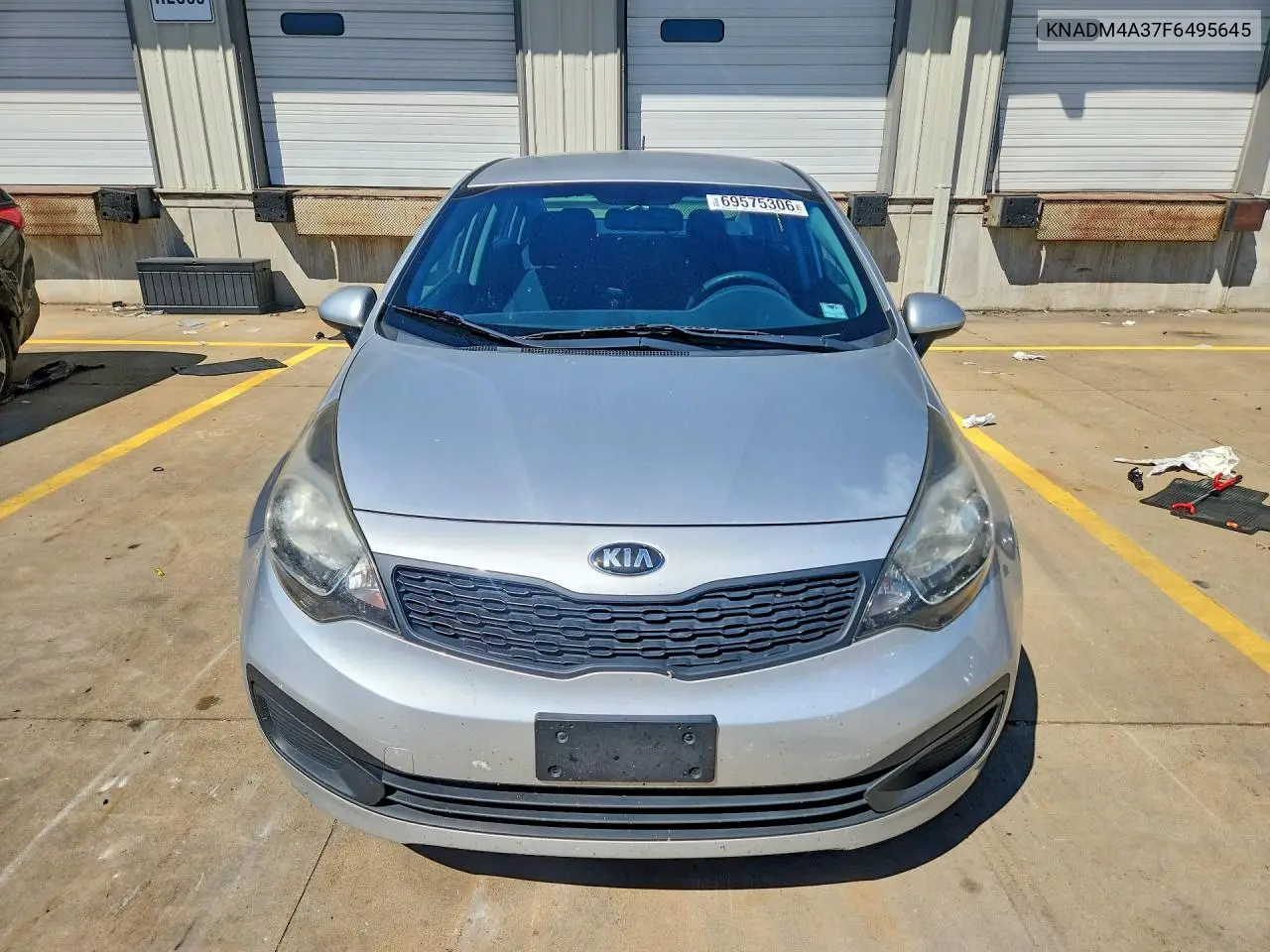 2015 KIA RIO VIN KNADM4A37F6495645 — фото 5
