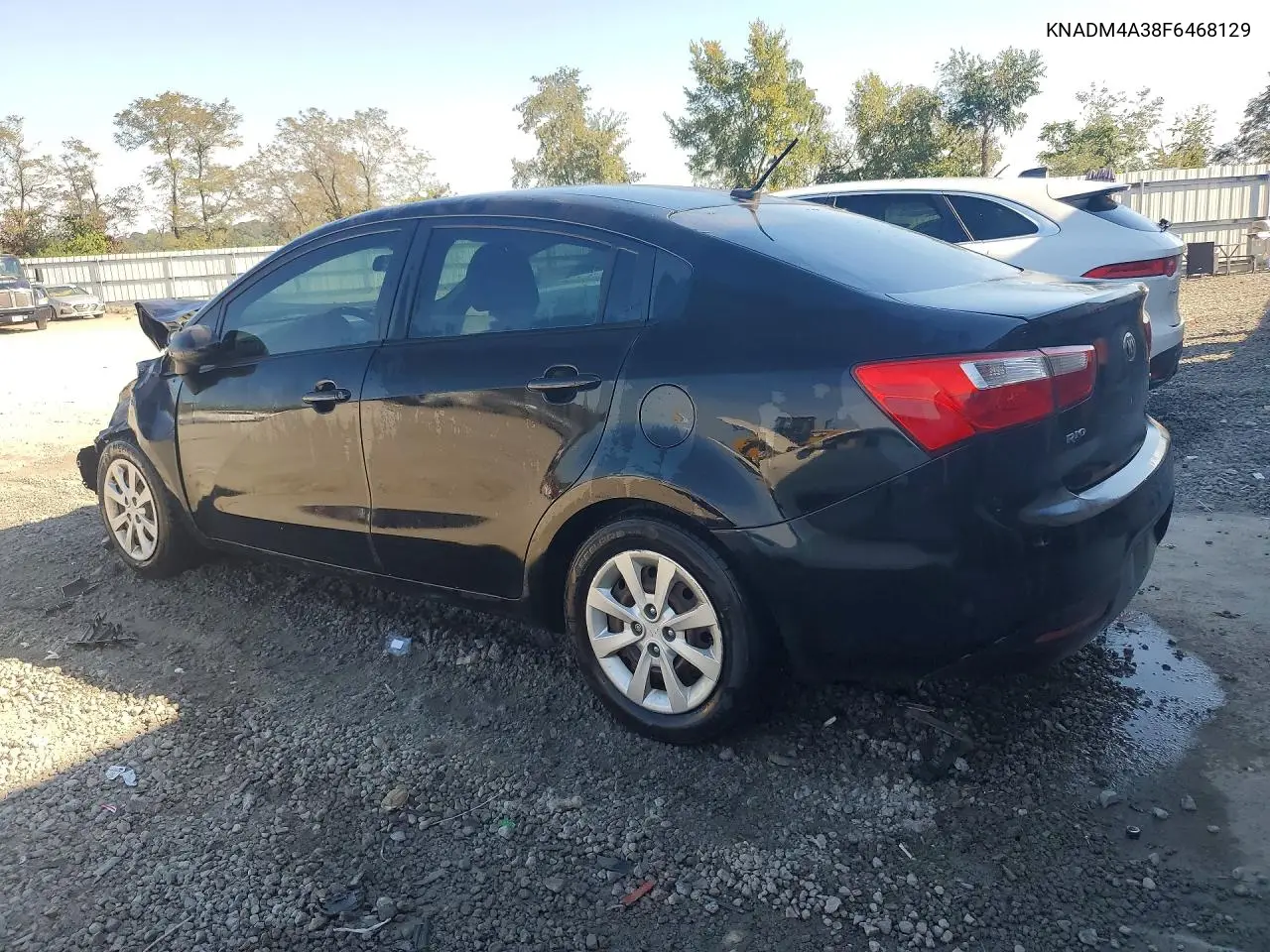 2015 KIA RIO VIN KNADM4A38F6468129 — фото 2