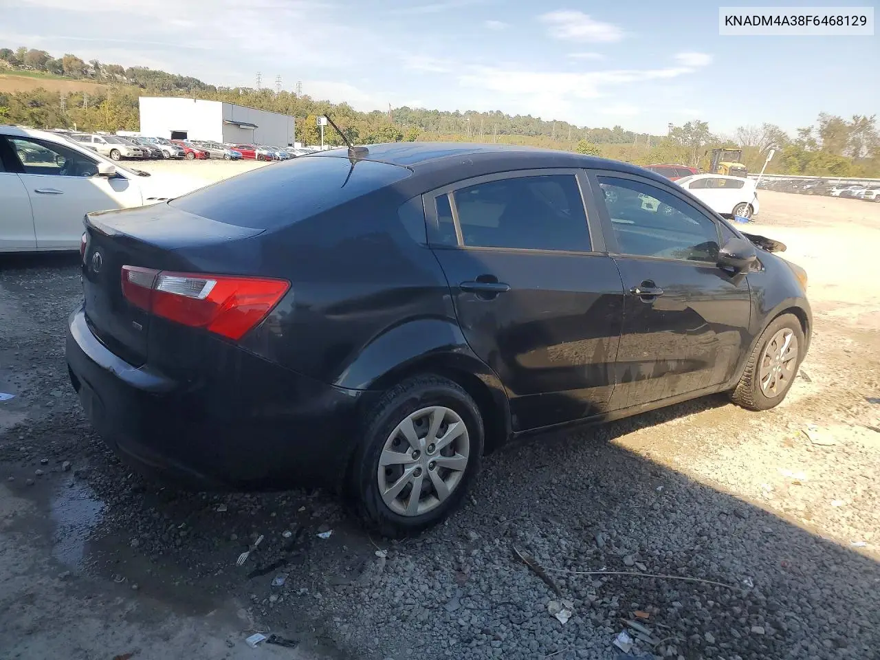 2015 KIA RIO VIN KNADM4A38F6468129 — фото 3