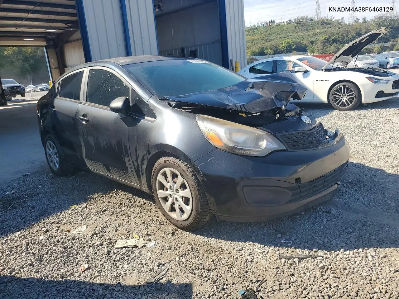 2015 KIA RIO VIN KNADM4A38F6468129 — фото 4