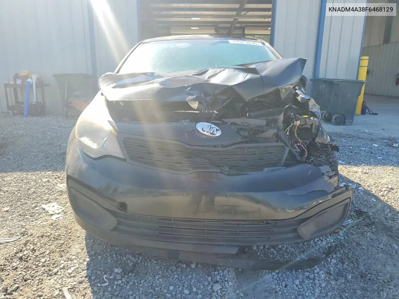 2015 KIA RIO VIN KNADM4A38F6468129 — фото 5