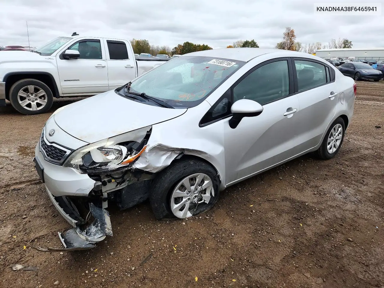 KIA RIO 2015, VIN KNADN4A38F6465941