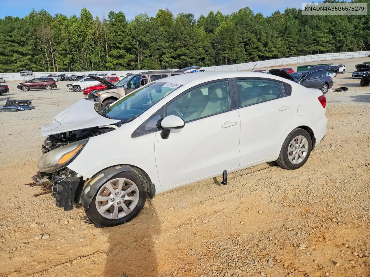 KIA RIO 2016, VIN KNADN4A35G6575279