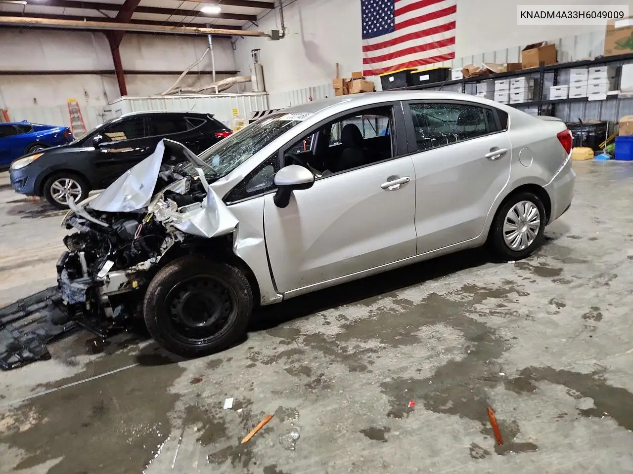 KIA RIO 2017, VIN KNADM4A33H6049009