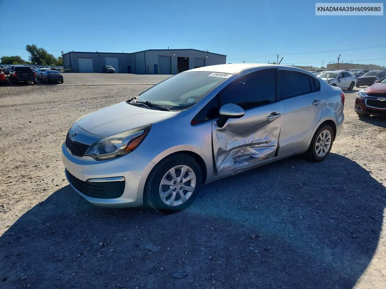 KIA RIO 2017, VIN KNADM4A35H6099880