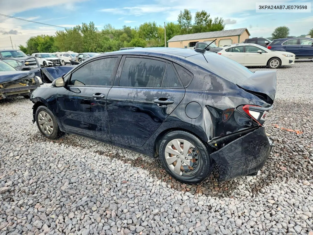 2018 KIA RIO VIN 3KPA24AB7JE079598 — фото 2