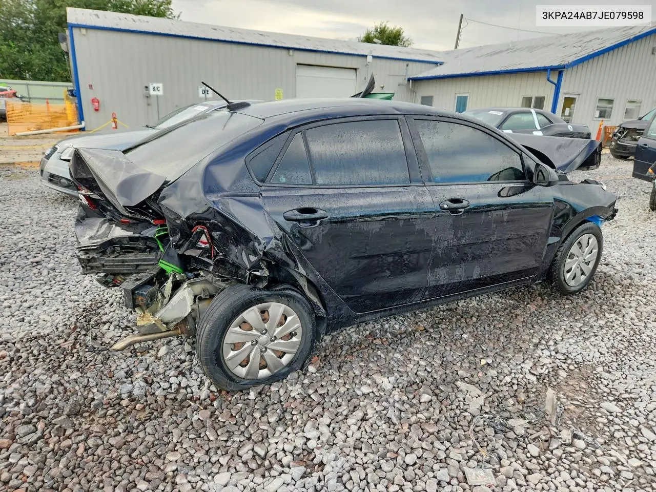 2018 KIA RIO VIN 3KPA24AB7JE079598 — фото 3