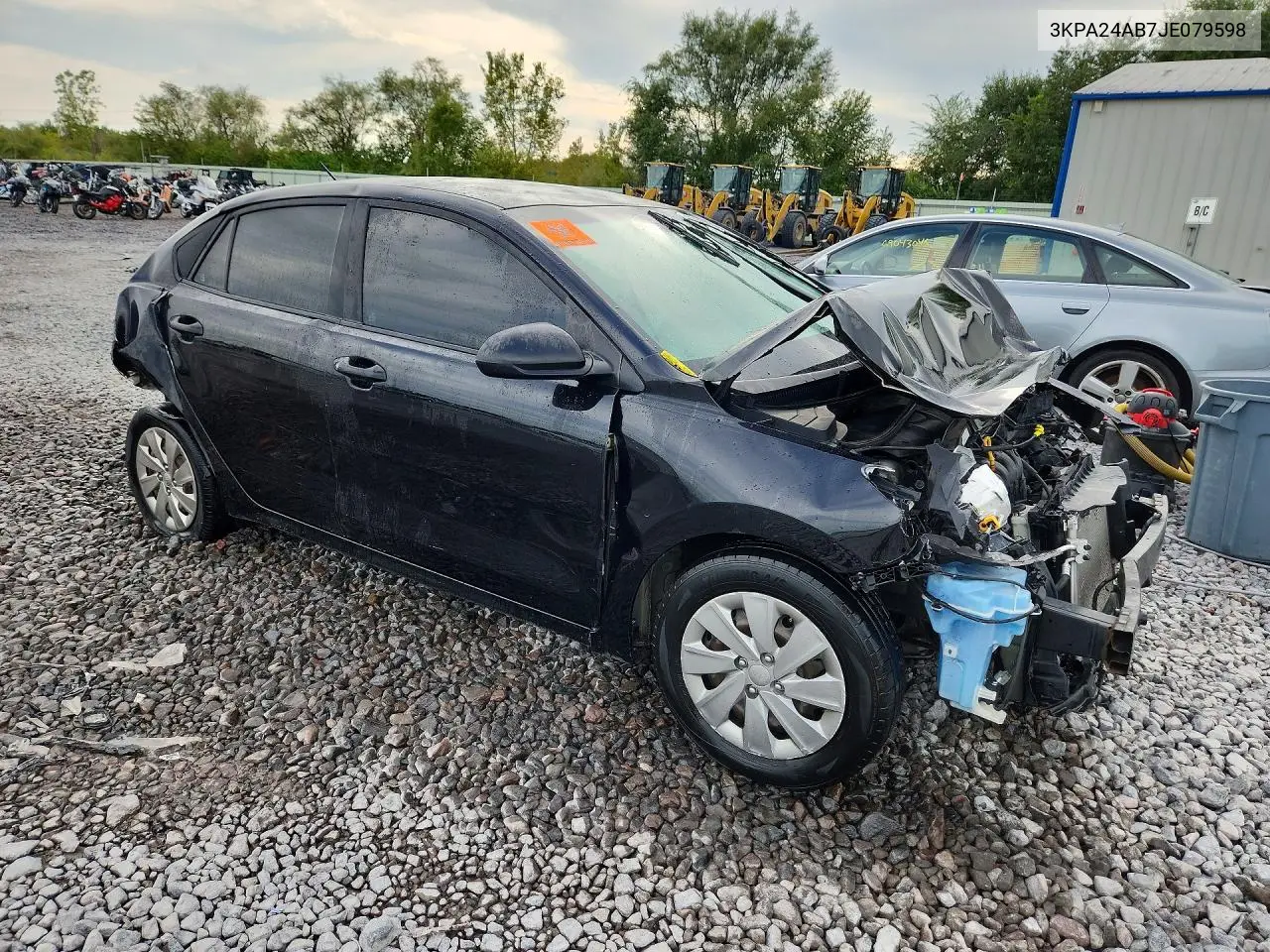 2018 KIA RIO VIN 3KPA24AB7JE079598 — фото 4