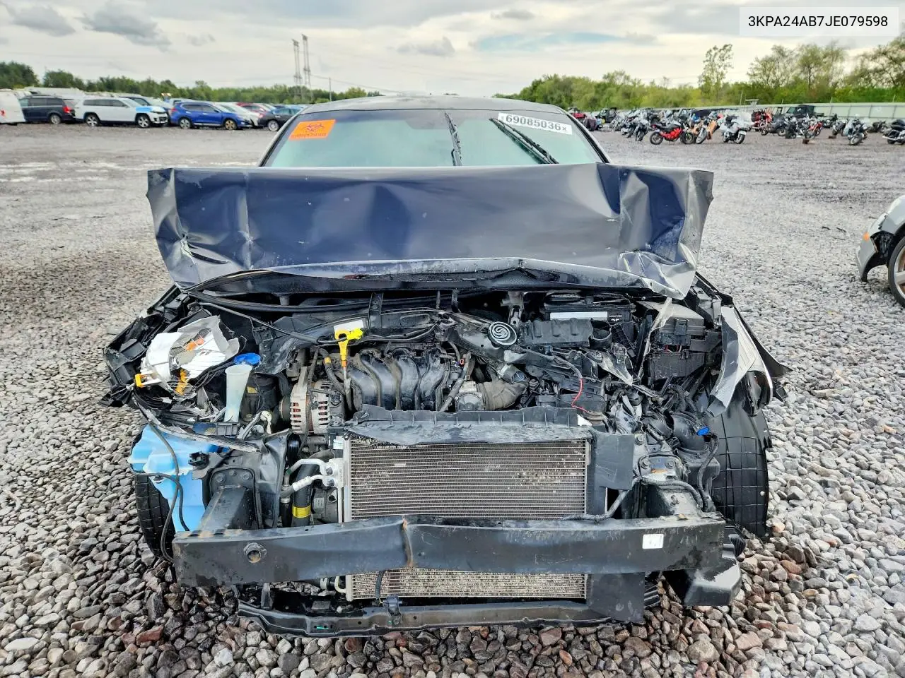 2018 KIA RIO VIN 3KPA24AB7JE079598 — фото 5