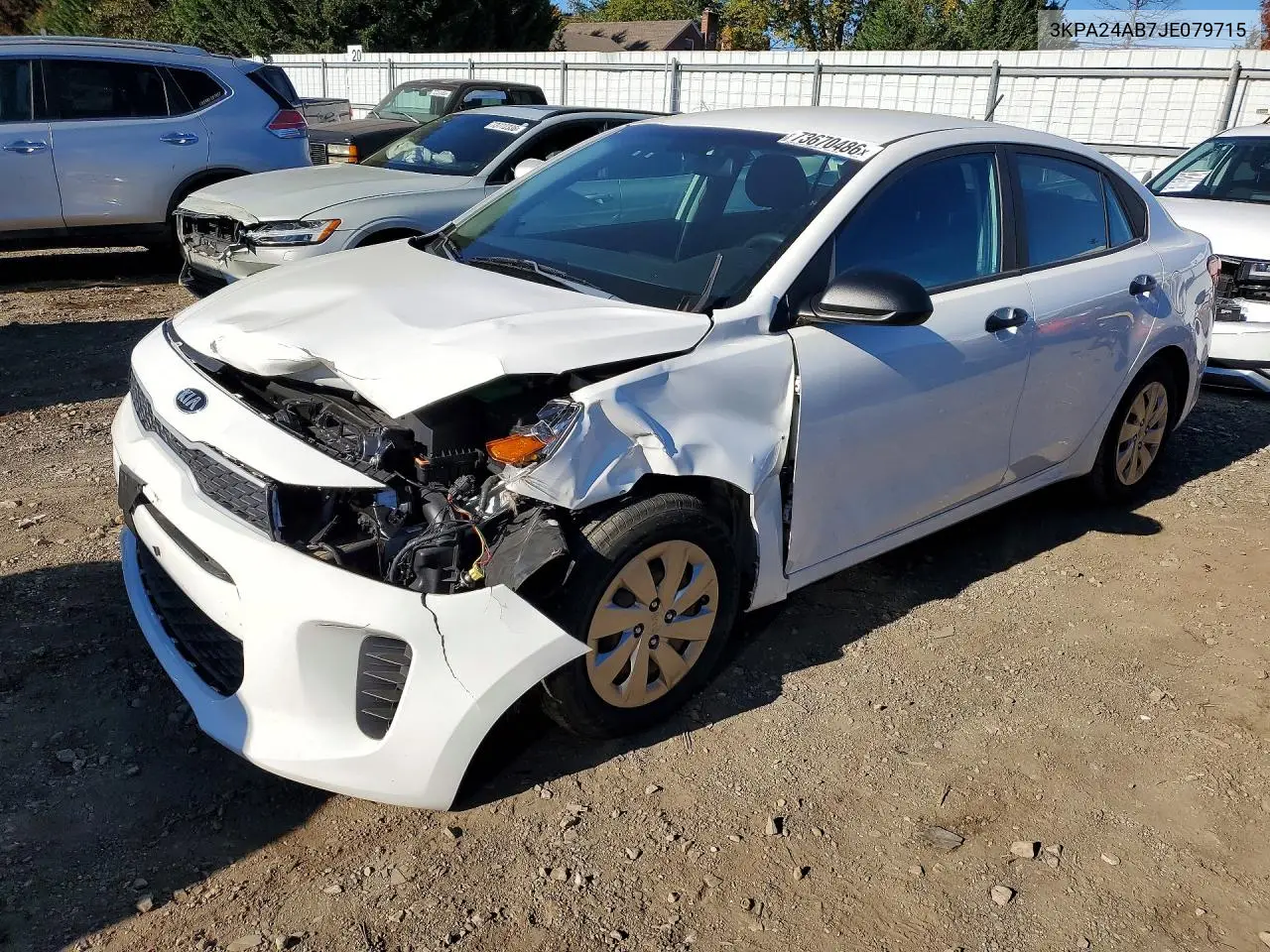 KIA RIO 2018, VIN 3KPA24AB7JE079715