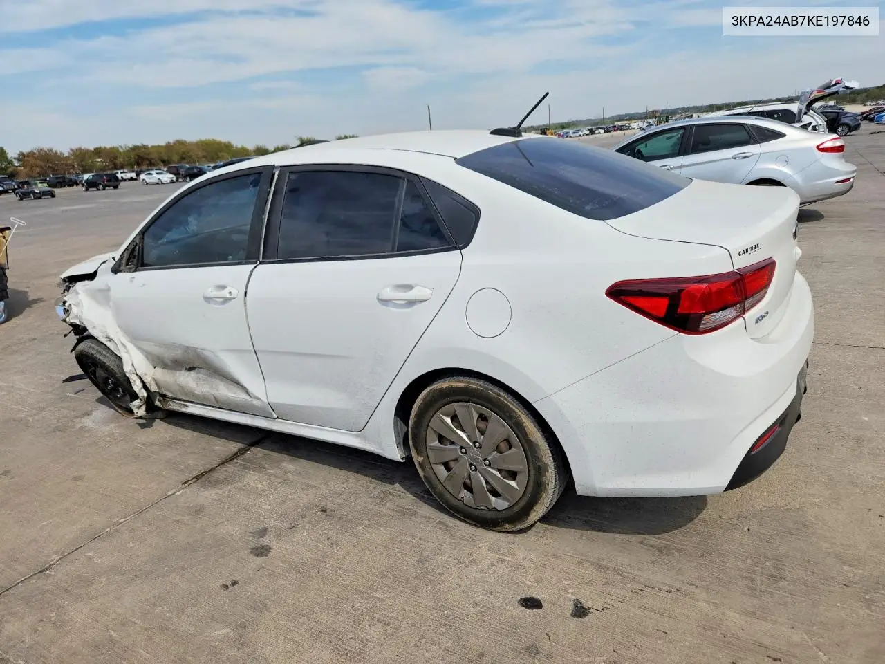 2019 KIA RIO VIN 3KPA24AB7KE197846 — фото 2