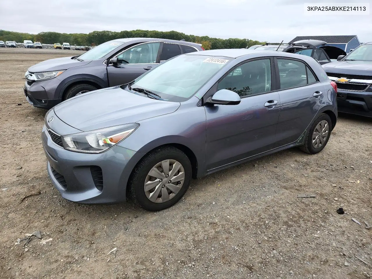 KIA RIO 2019, VIN 3KPA25ABXKE214113