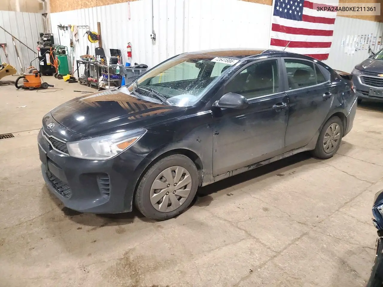 KIA RIO 2019, VIN 3KPA24AB0KE211361