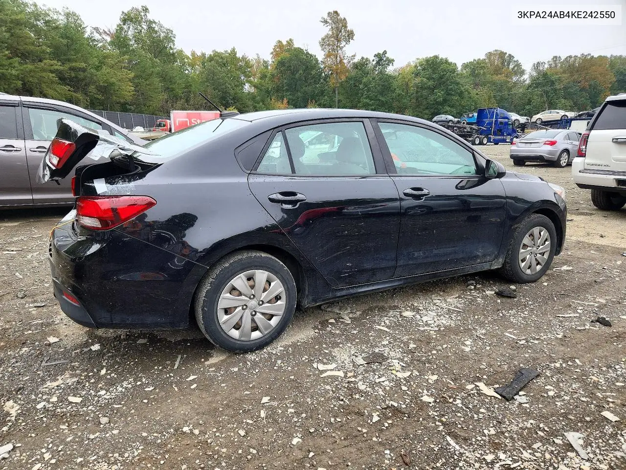 2019 KIA RIO VIN 3KPA24AB4KE242550 — фото 3