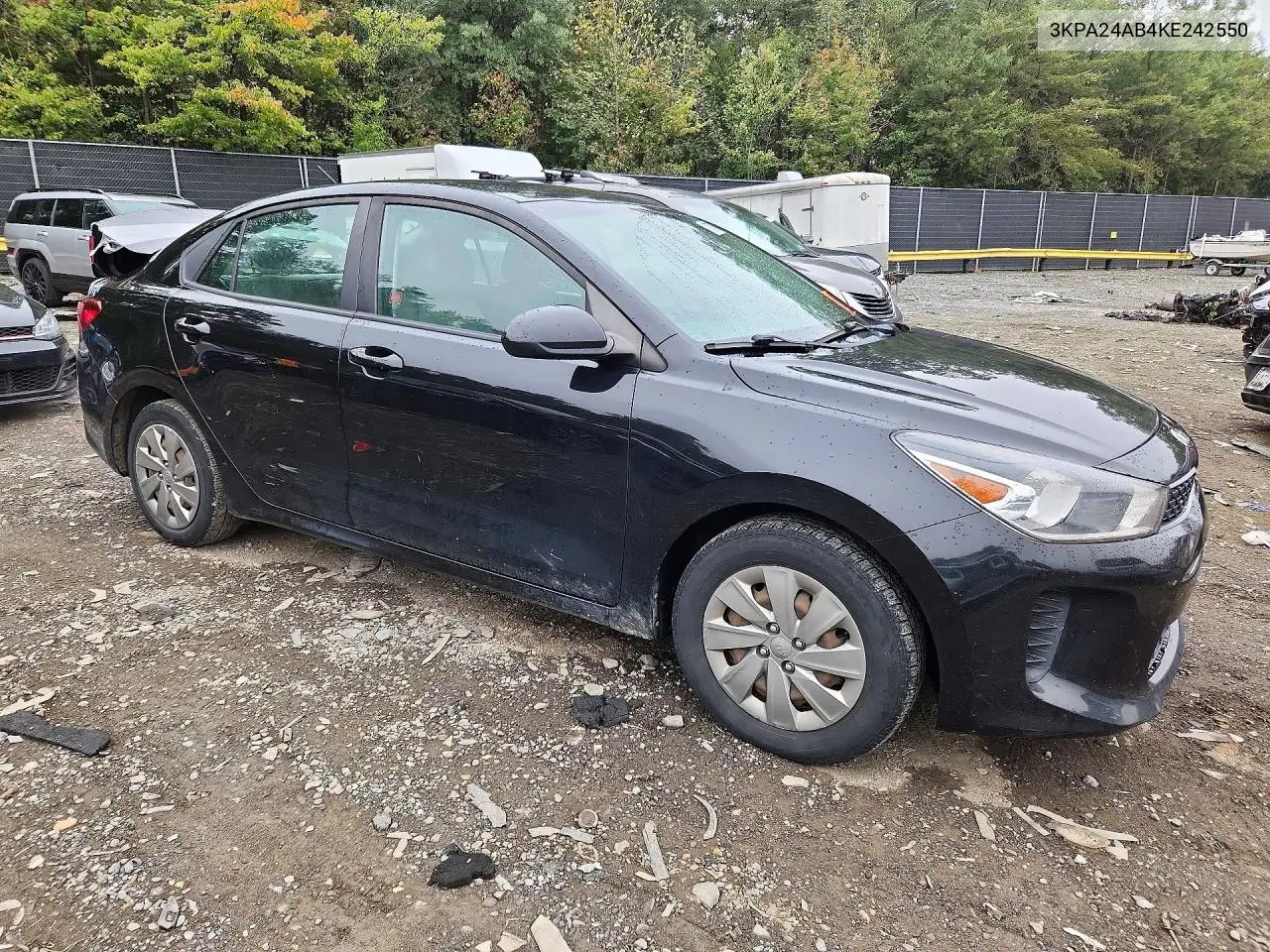 2019 KIA RIO VIN 3KPA24AB4KE242550 — фото 4