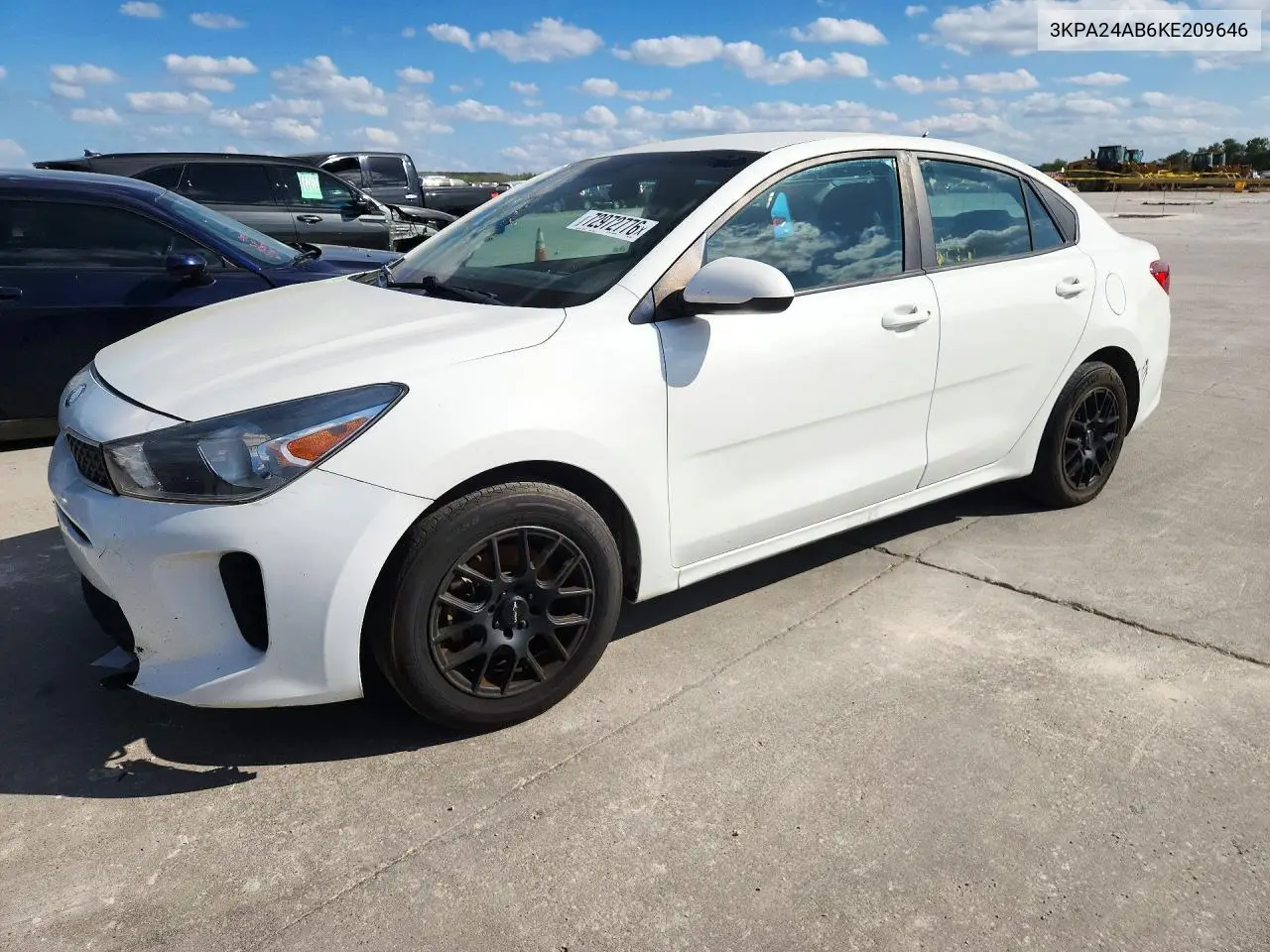 KIA RIO 2019, VIN 3KPA24AB6KE209646