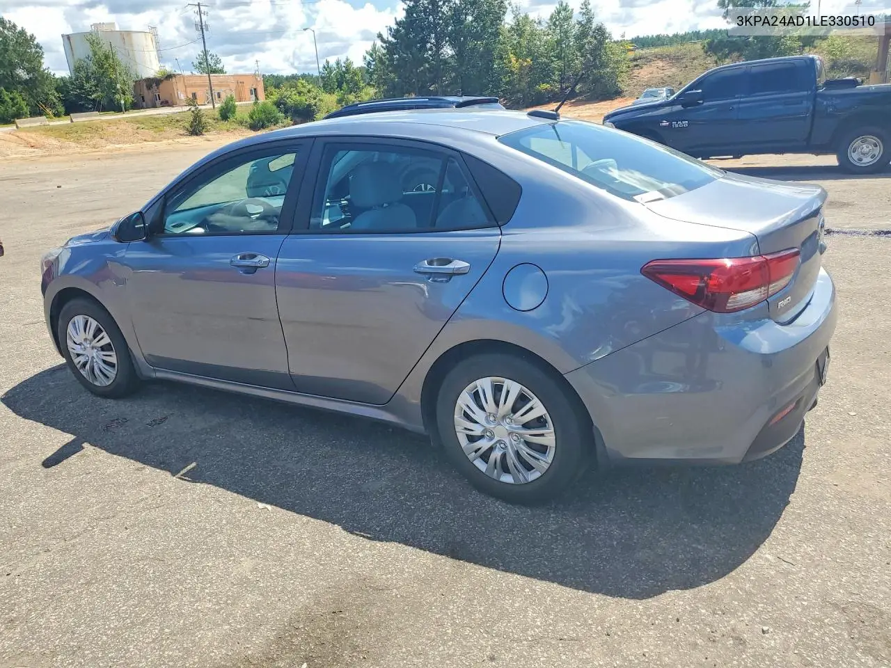 2020 KIA RIO VIN 3KPA24AD1LE330510 — фото 2