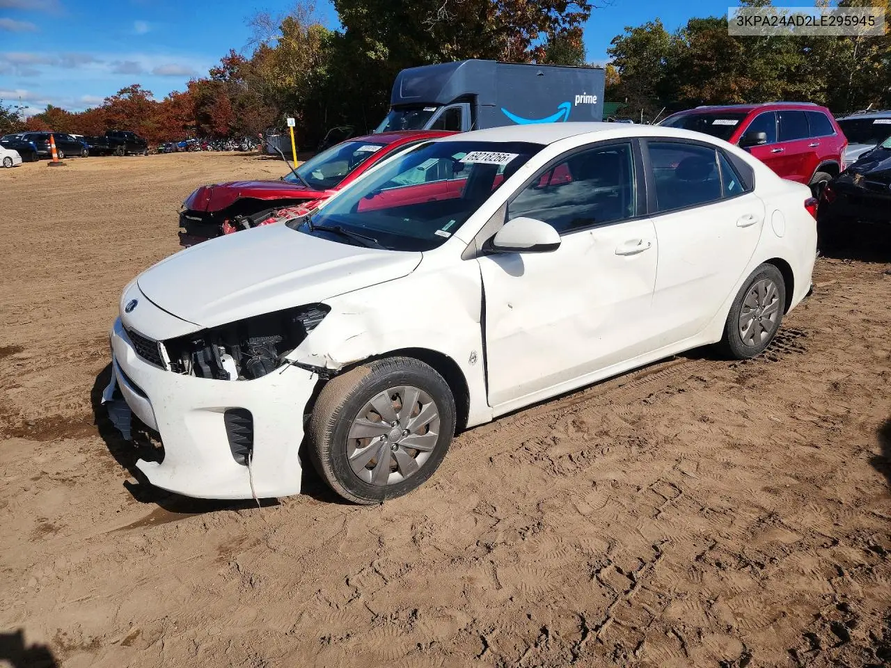 KIA RIO 2020, VIN 3KPA24AD2LE295945
