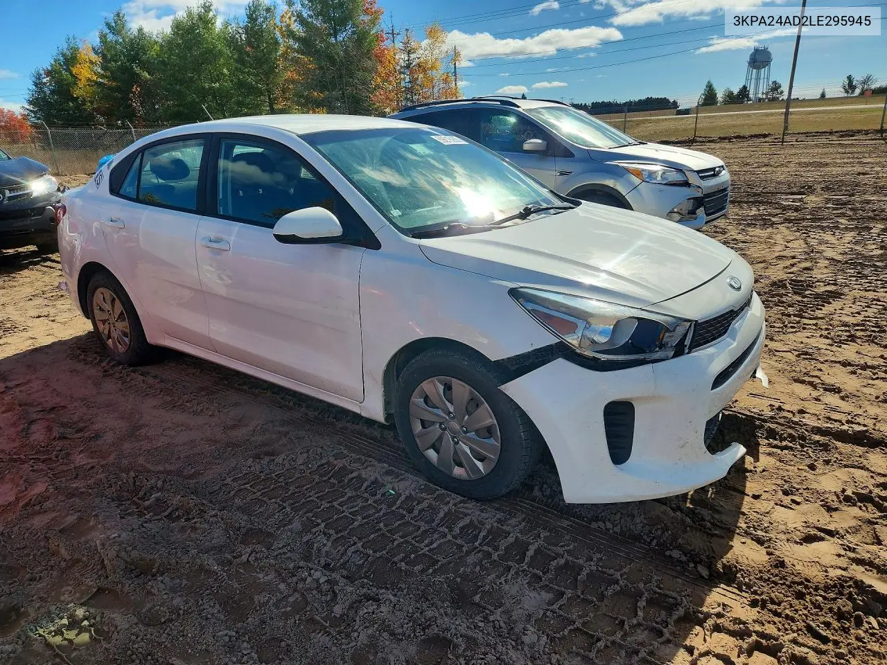 2020 KIA RIO VIN 3KPA24AD2LE295945 — фото 4