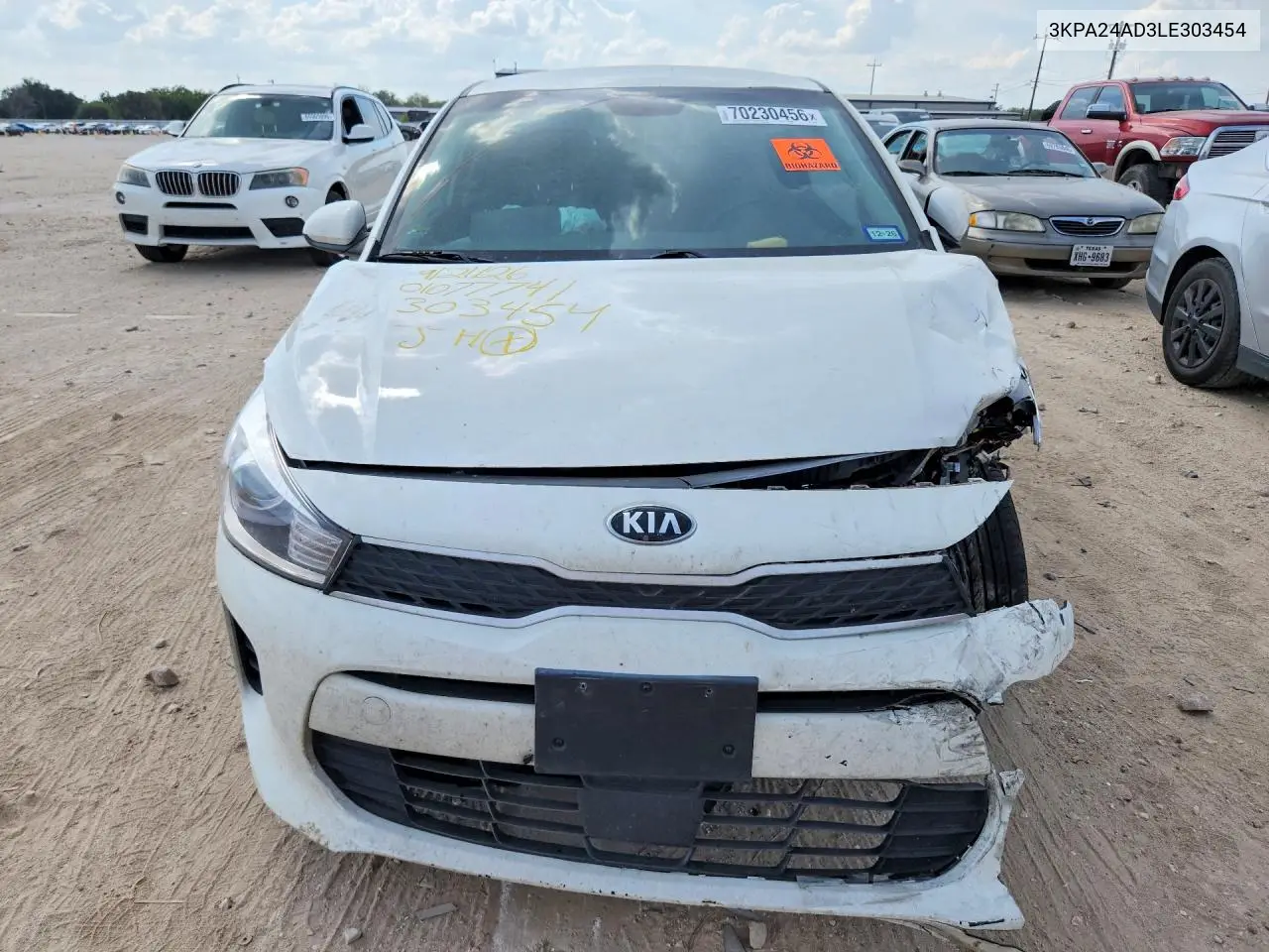 2020 KIA RIO VIN 3KPA24AD3LE303454 — фото 5