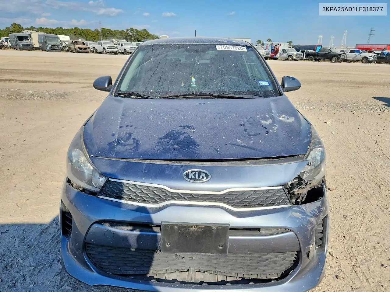2020 KIA RIO VIN 3KPA25AD1LE318377 — фото 5