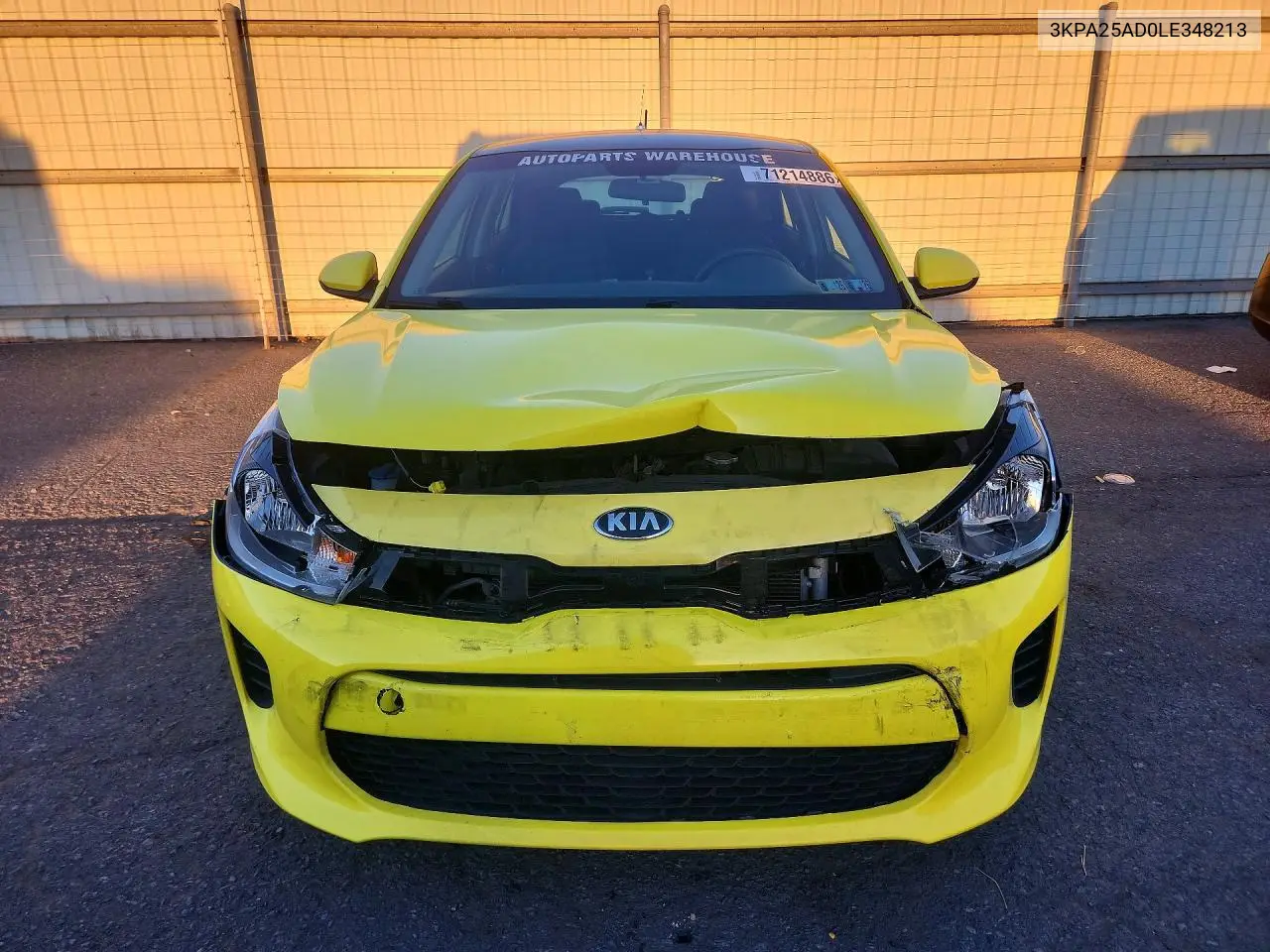 2020 KIA RIO VIN 3KPA25AD0LE348213 — фото 5