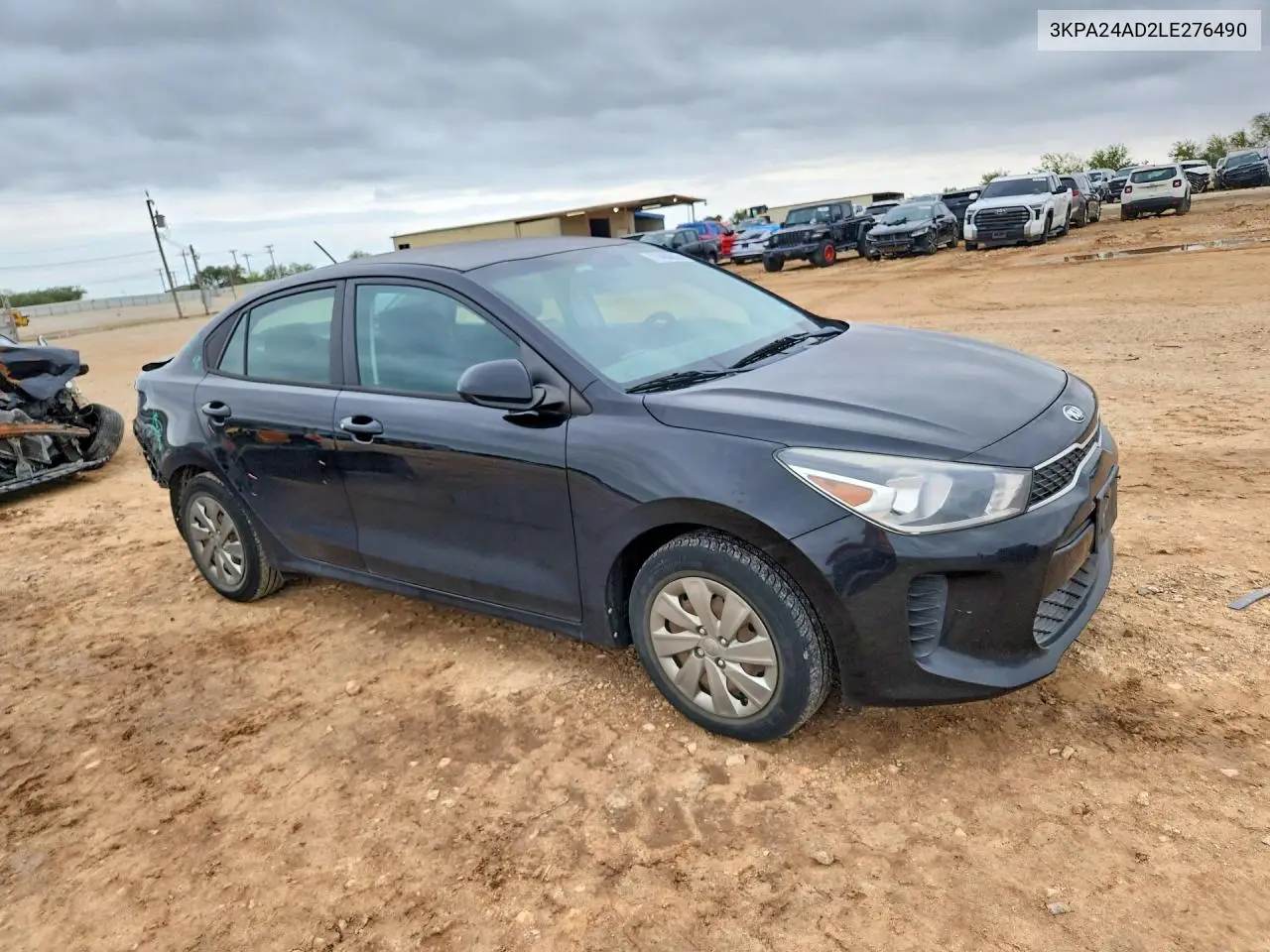 2020 KIA RIO VIN 3KPA24AD2LE276490 — фото 4