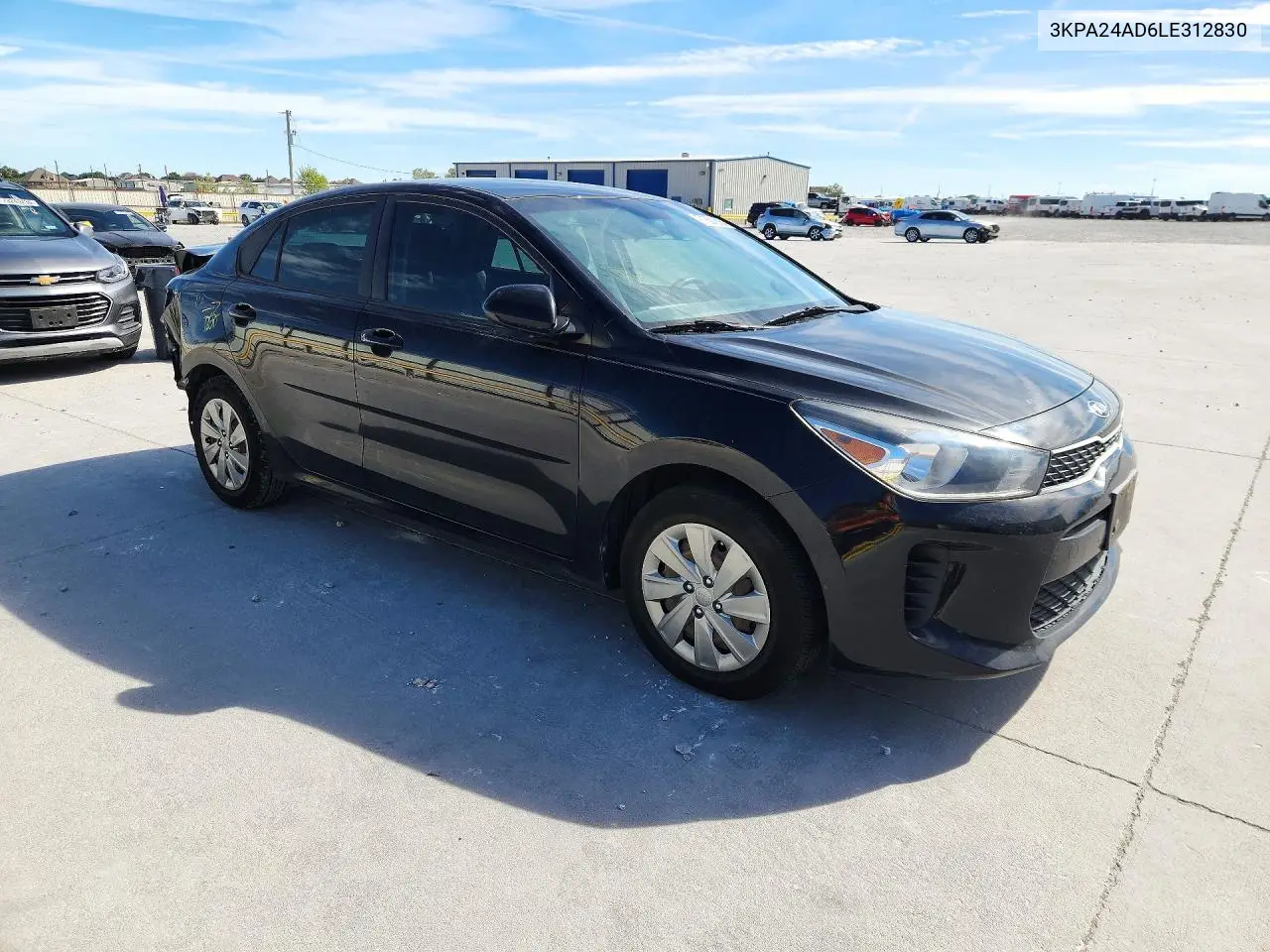 2020 KIA RIO VIN 3KPA24AD6LE312830 — фото 4