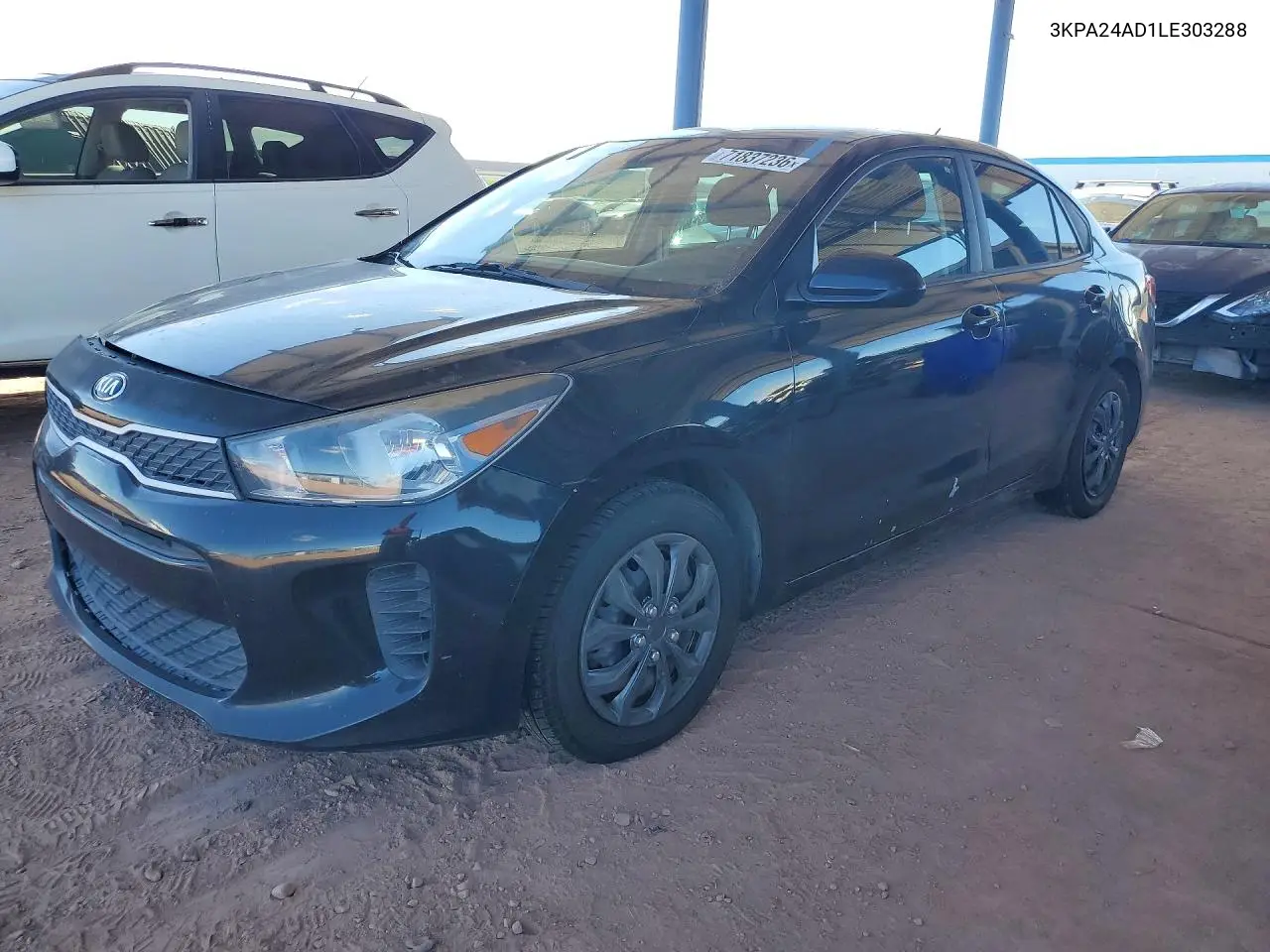KIA RIO 2020, VIN 3KPA24AD1LE303288