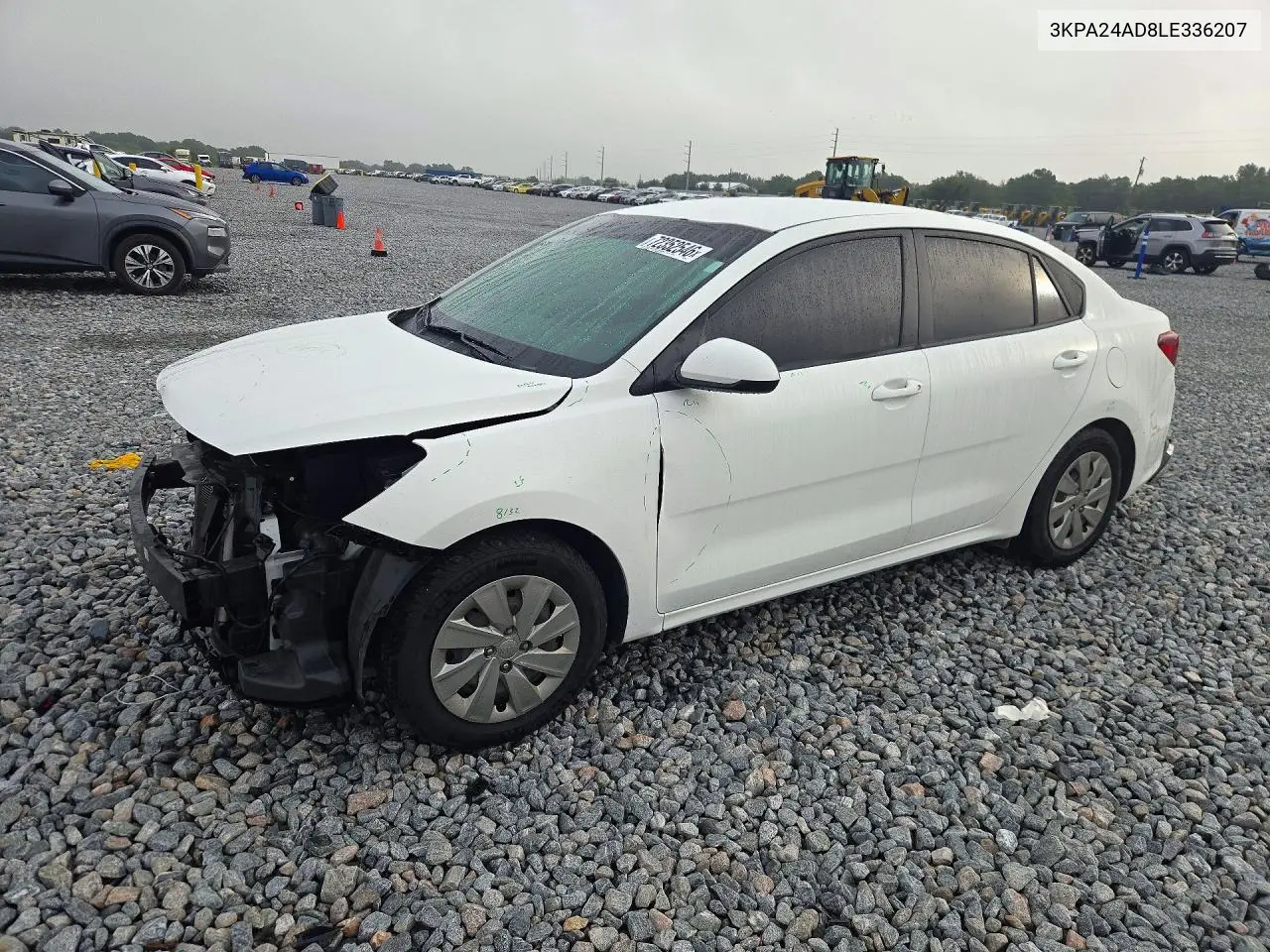 KIA RIO 2020, VIN 3KPA24AD8LE336207