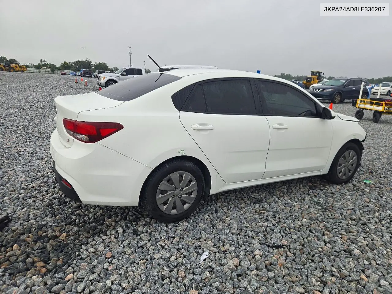 2020 KIA RIO VIN 3KPA24AD8LE336207 — фото 3