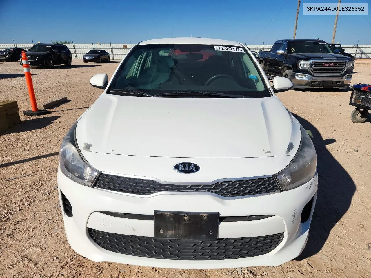 2020 KIA RIO VIN 3KPA24AD0LE326352 — фото 5
