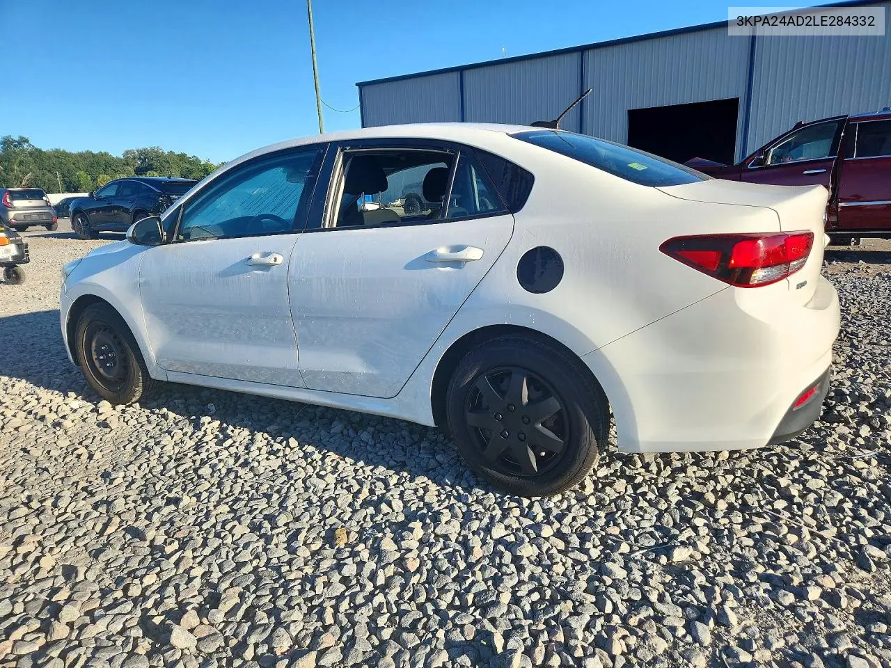 2020 KIA RIO VIN 3KPA24AD2LE284332 — фото 2