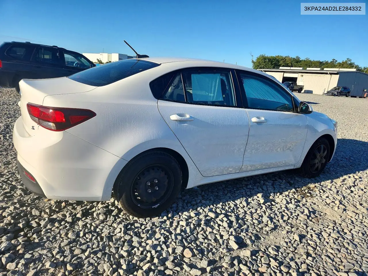 2020 KIA RIO VIN 3KPA24AD2LE284332 — фото 3
