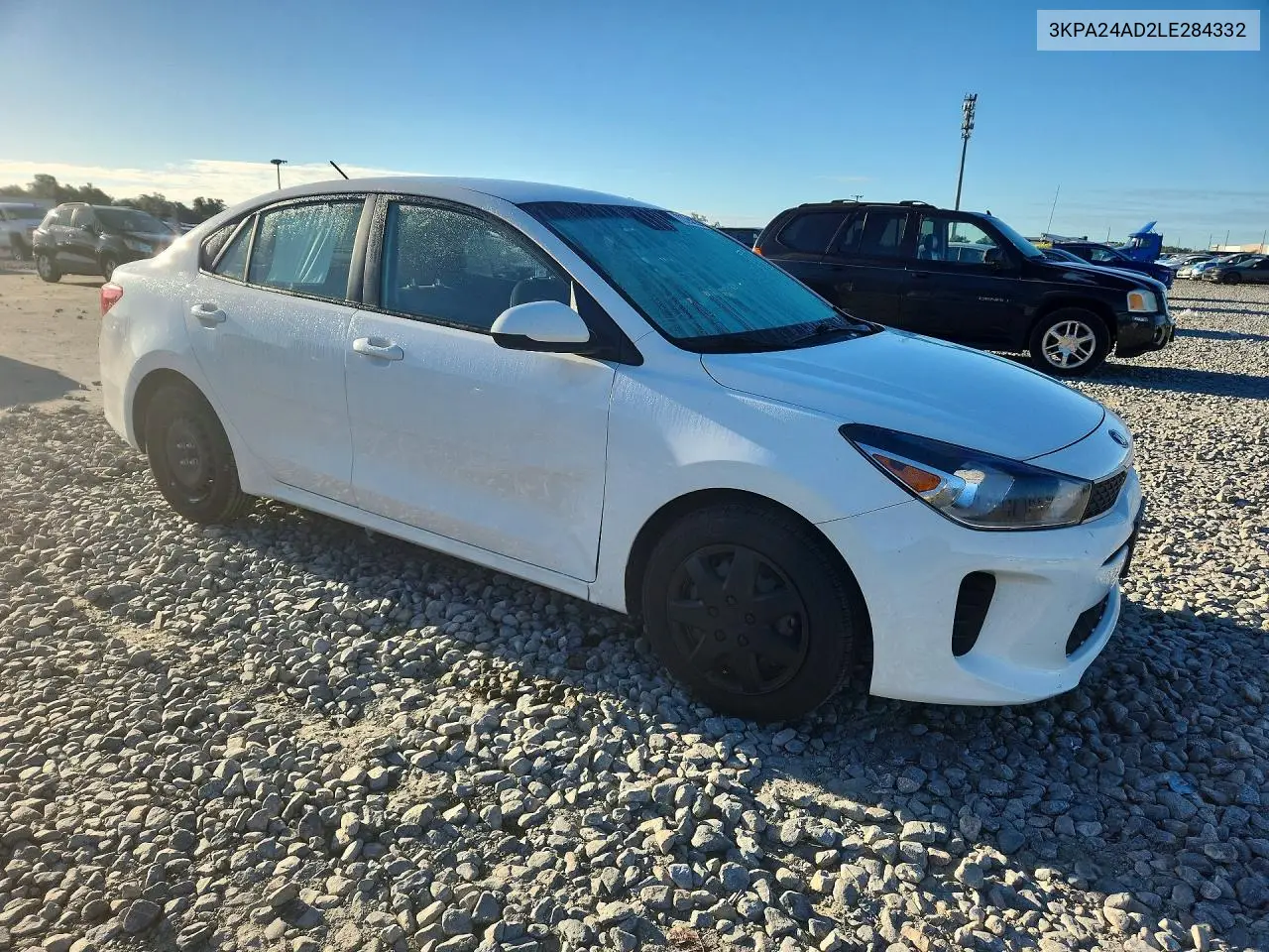 2020 KIA RIO VIN 3KPA24AD2LE284332 — фото 4