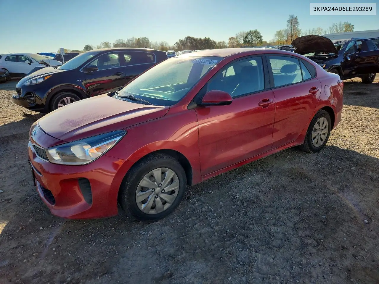 KIA RIO 2020, VIN 3KPA24AD6LE293289