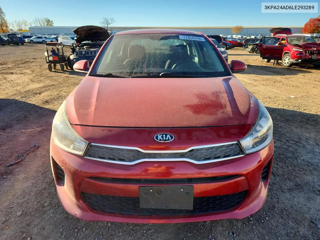 2020 KIA RIO VIN 3KPA24AD6LE293289 — фото 5