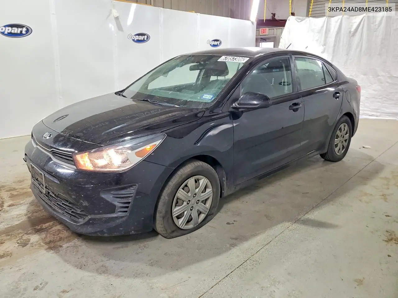 KIA RIO 2021, VIN 3KPA24AD8ME423185