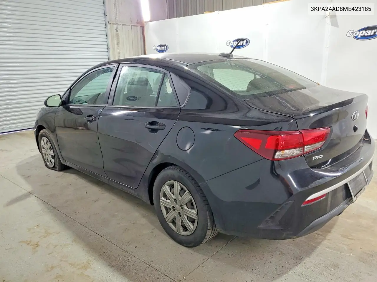 2021 KIA RIO VIN 3KPA24AD8ME423185 — фото 2