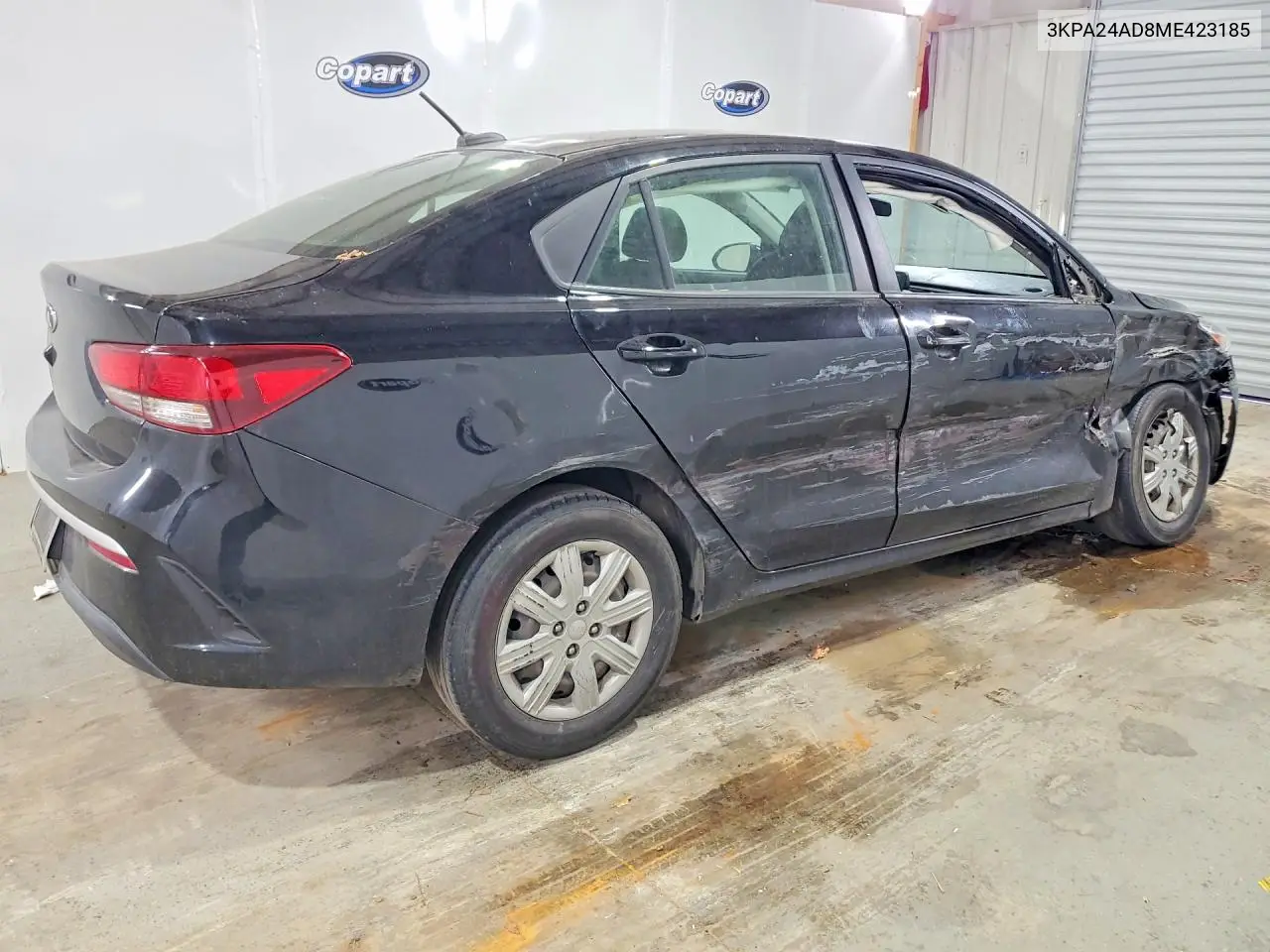 2021 KIA RIO VIN 3KPA24AD8ME423185 — фото 3
