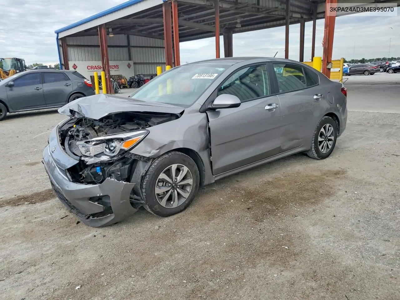 KIA RIO 2021, VIN 3KPA24AD3ME395070