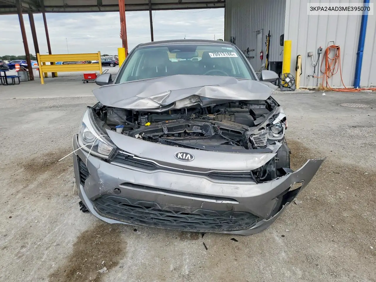 2021 KIA RIO VIN 3KPA24AD3ME395070 — фото 5