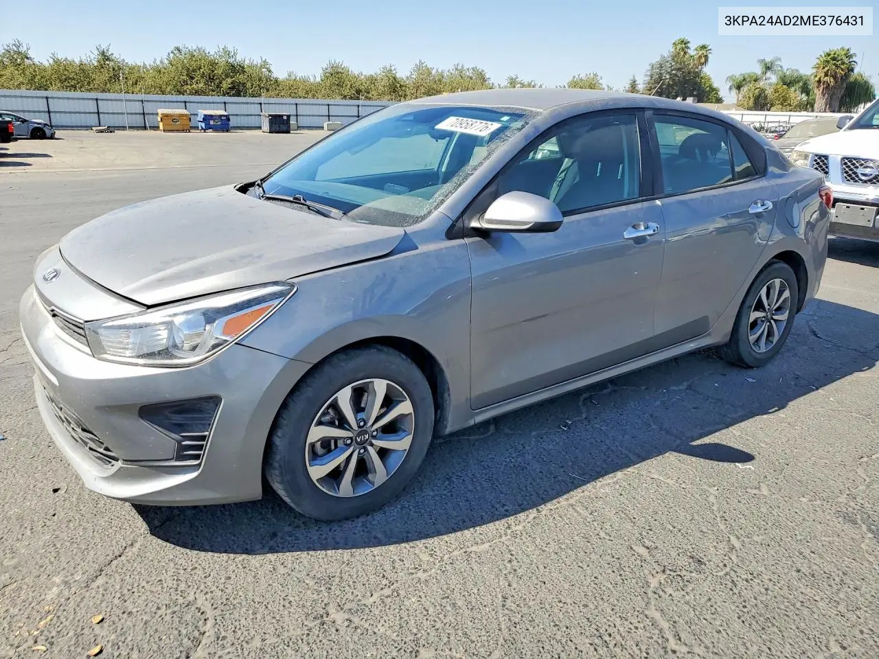 KIA RIO 2021, VIN 3KPA24AD2ME376431
