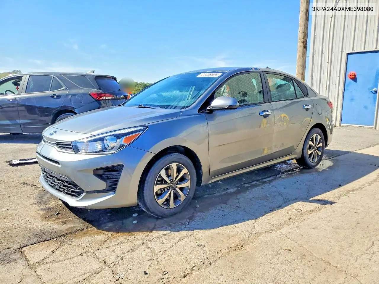 KIA RIO 2021, VIN 3KPA24ADXME398080