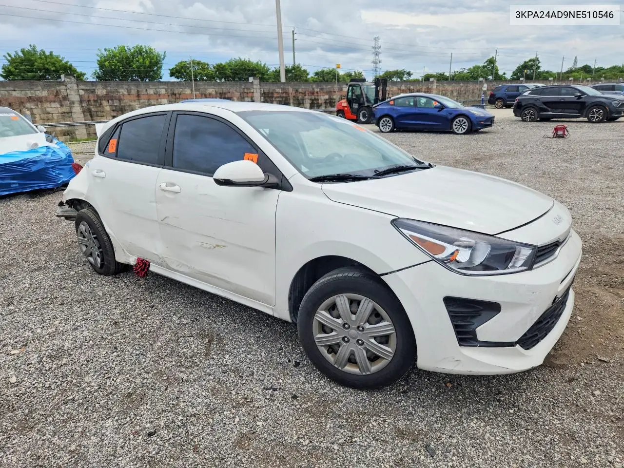 2022 KIA RIO VIN 3KPA24AD9NE510546 — фото 4