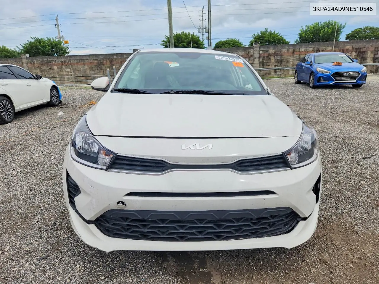 2022 KIA RIO VIN 3KPA24AD9NE510546 — фото 5