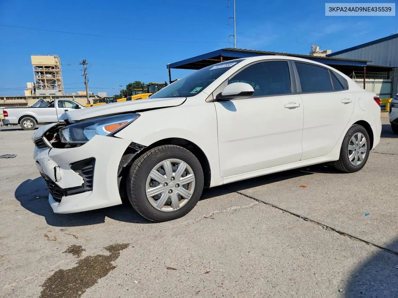 KIA RIO 2022, VIN 3KPA24AD9NE435539